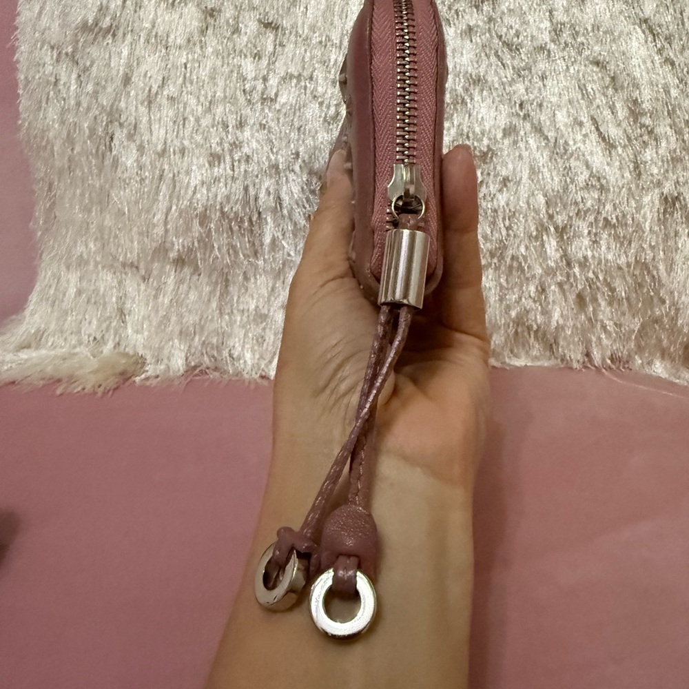 Authentic Jimmy Choo Mauve Wallet With Silver Sta… - image 3